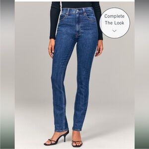 Ultra high rise 90s slim straight jean